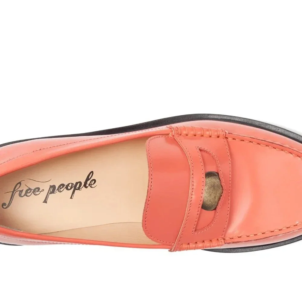 Free People Liv Loafer Coral Fusion  SIZE EU 36